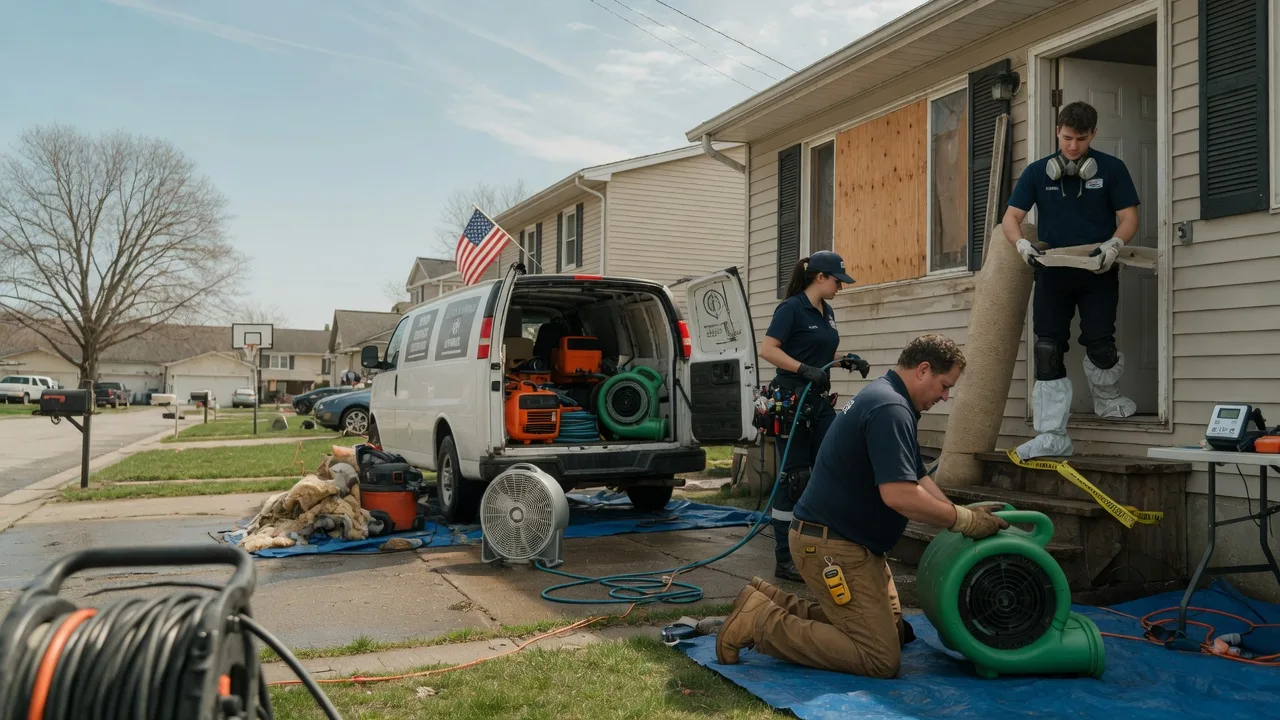 Water Damage Restoration in Foxboro, MA near me